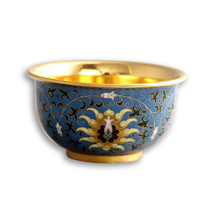 5寸金口寶相花小碗