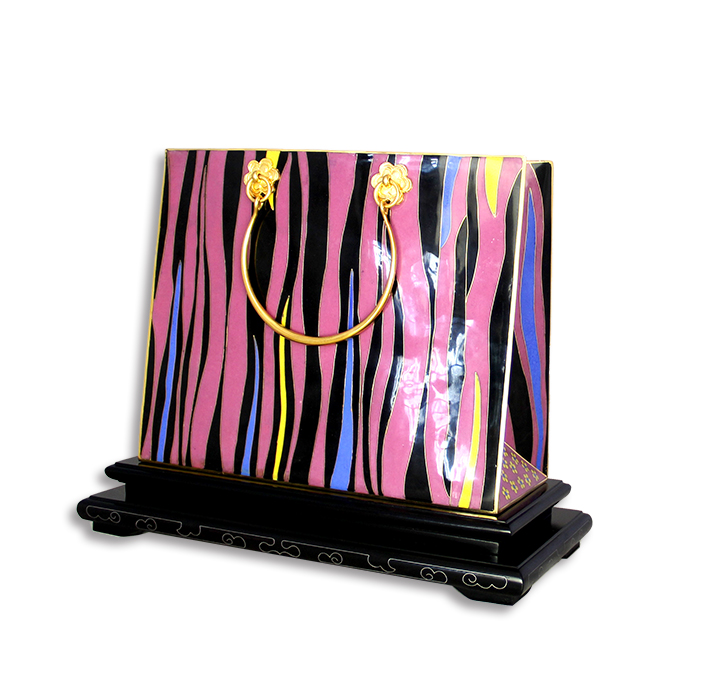 12寸景泰藍(lán)書(shū)包